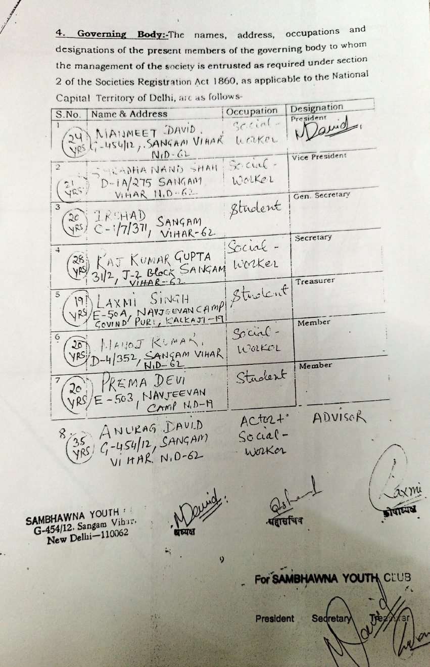 Memorandum & Rules of the Society — page 8